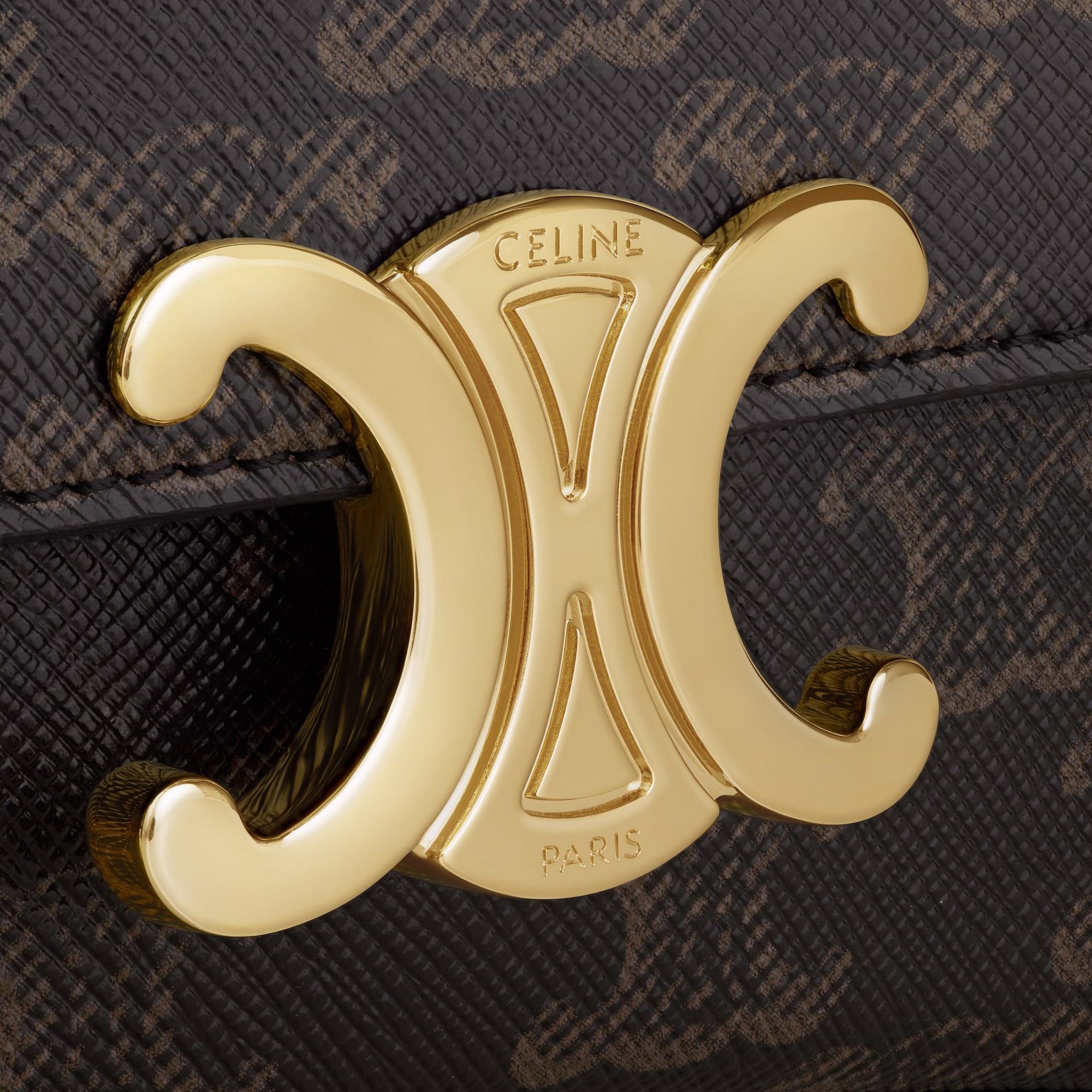 TEEN CELINE LOLA IN TRIOMPHE CANVAS AND CALFSKIN - Image 5